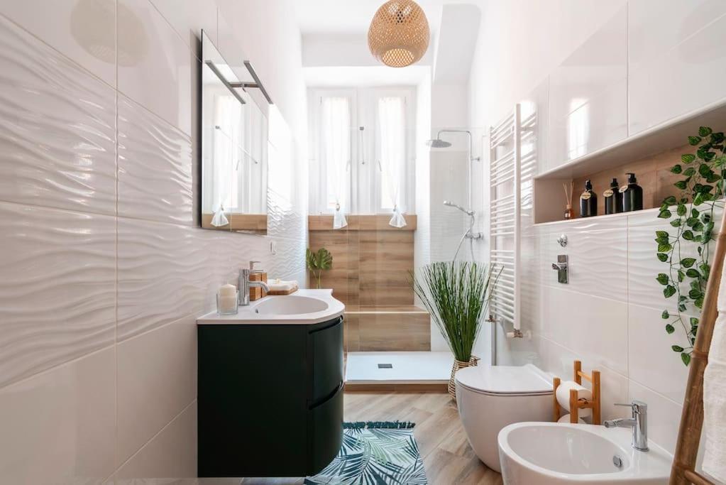 New Jungle & Charming Flat - Zona De Angeli Apartman Milánó Kültér fotó